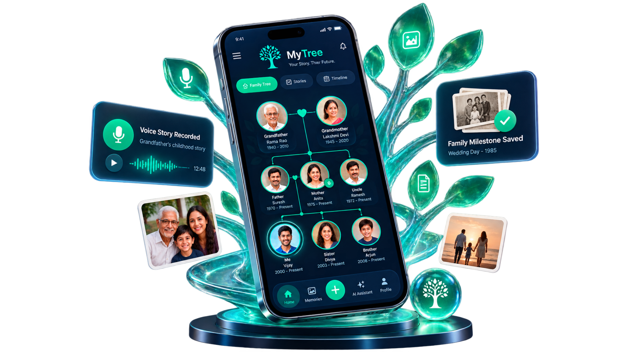 MyTree App Interface